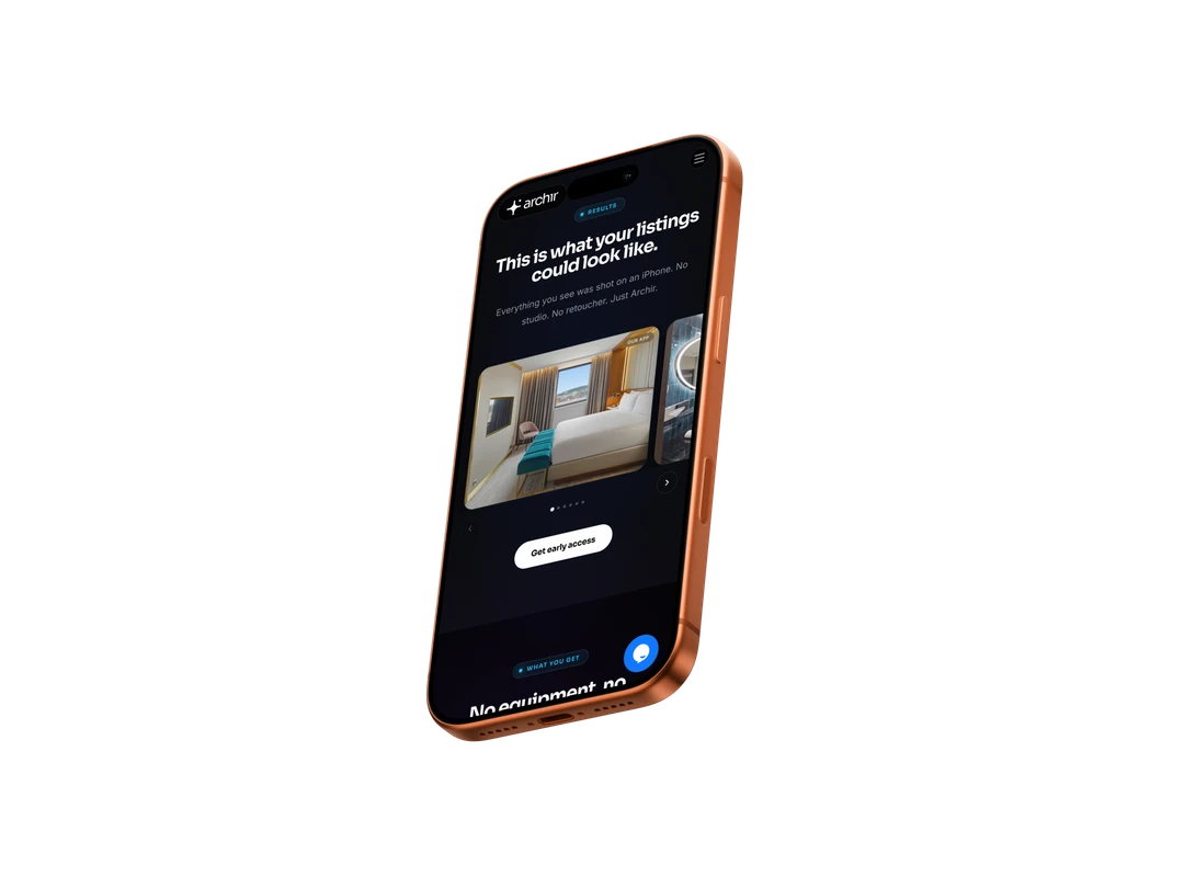 Ukázka webu na mobilním telefonu